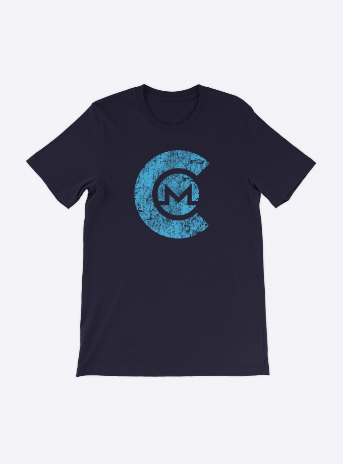 Cake Wallet Grunge logo - Men's T-Shirt in 2 colors