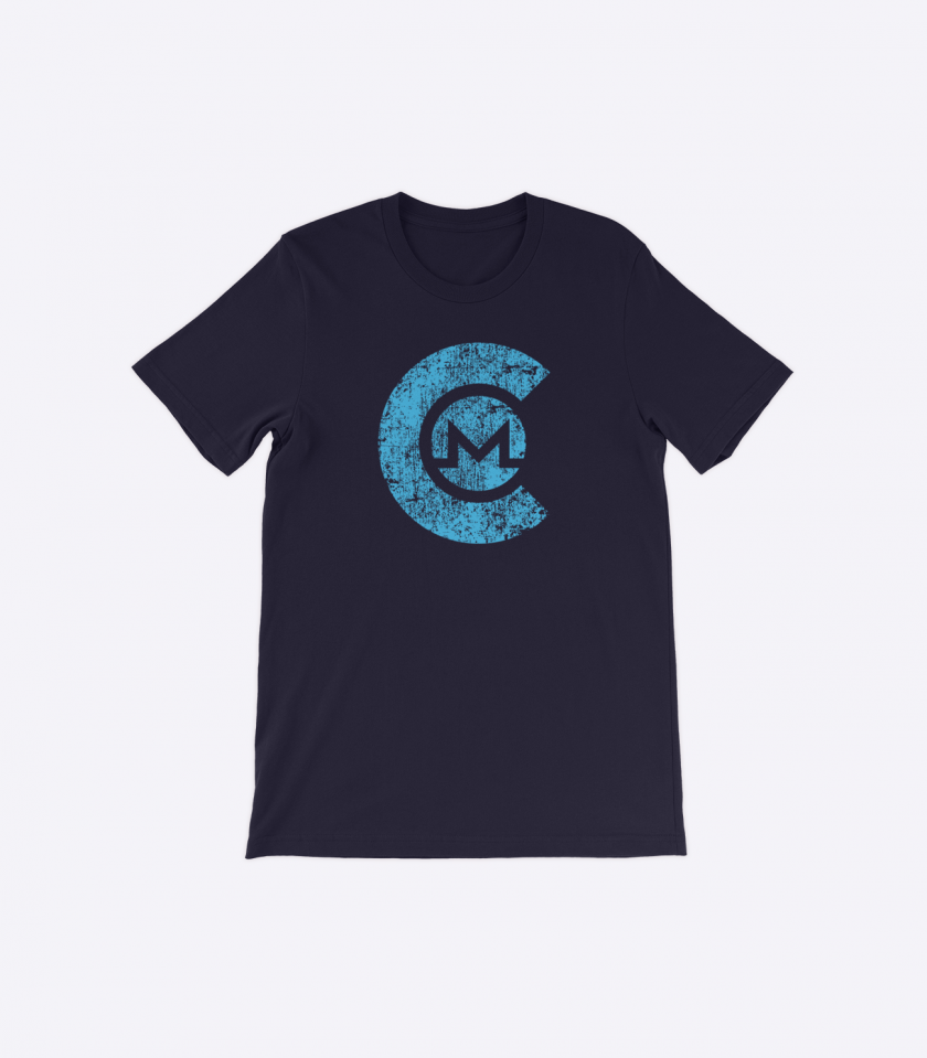 Cake Wallet Grunge logo - Men's T-Shirt in 2 colors