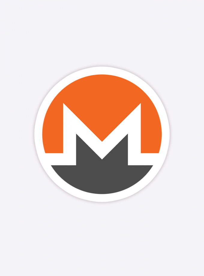 Monero Vinyl Sticker - 2 inch