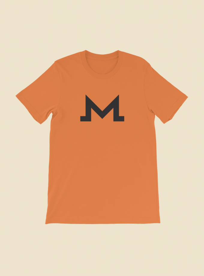Monero "M" - Men's T-Shirt in 2 colors