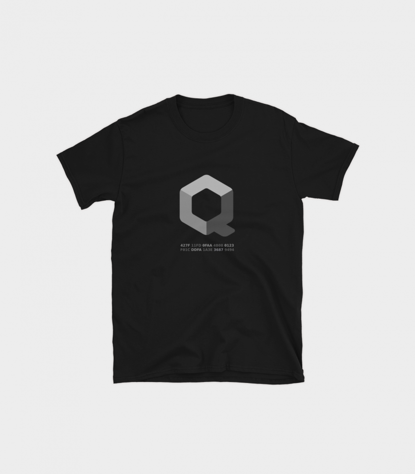 Qubes OS with PGP Fingerprint - Men's T-Shirt