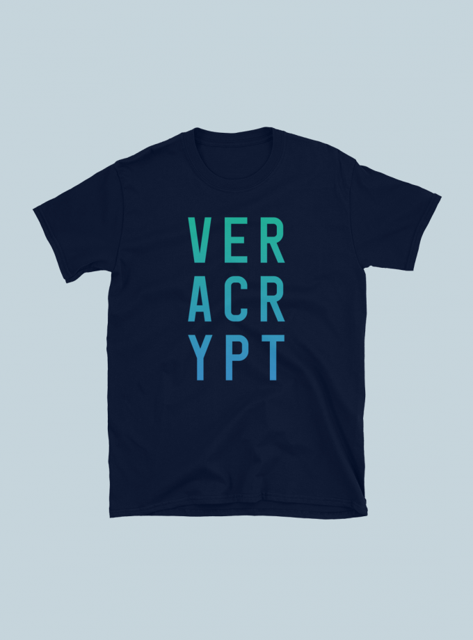 VeraCrypt Letters - Men's T-Shirt