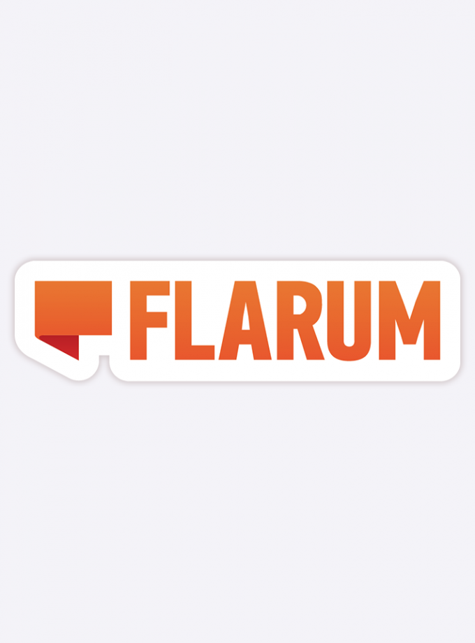Flarum Logo Sticker - 3 inch