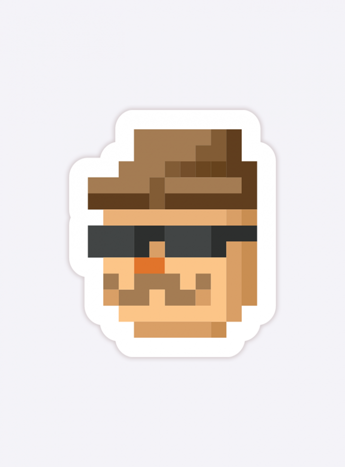 Gunther Sticker - 2 inch