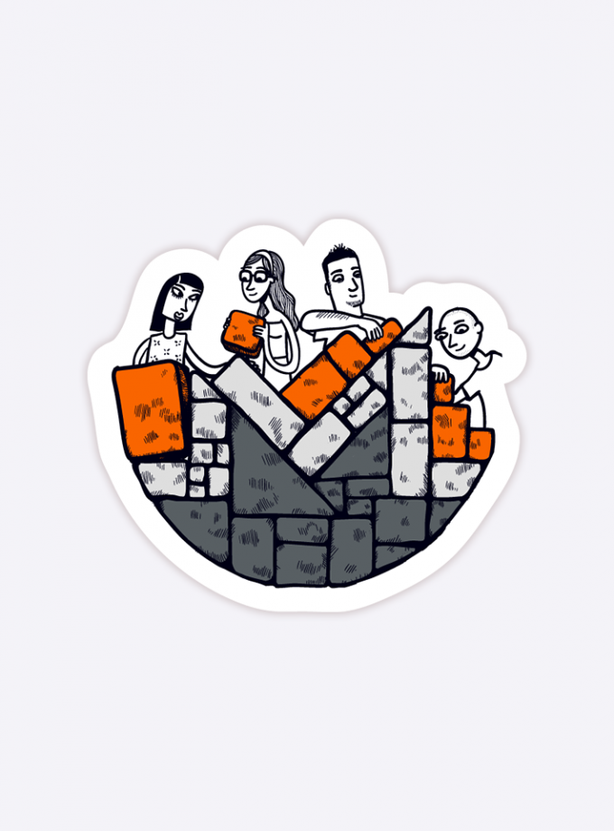 "Monero Community" Sticker - 2 inch