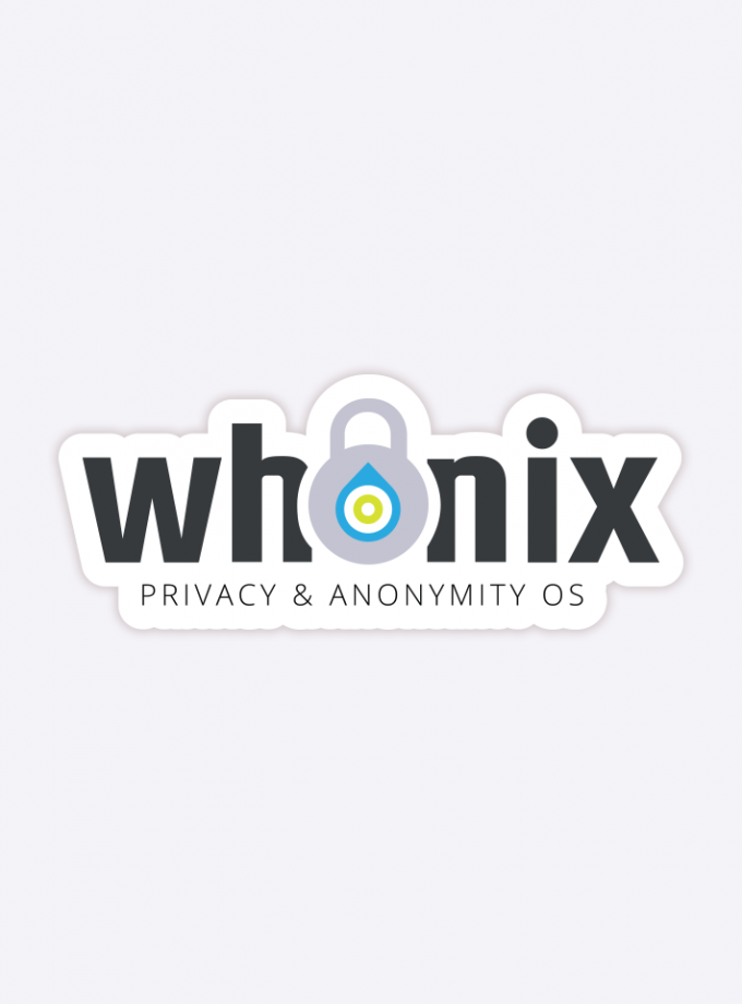 Whonix Logo - Vinyl Sticker - 3 inch