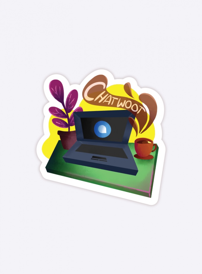 Chatwoot Sticker - 3 inch