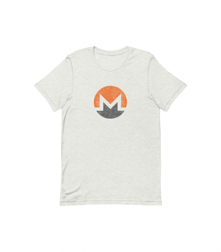Monero Distressed - Men's T-Shirt in 6 colors - Image 6