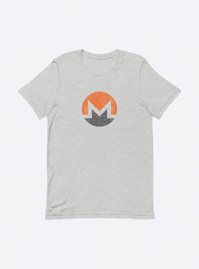 Monero Distressed - Men's T-Shirt in 6 colors