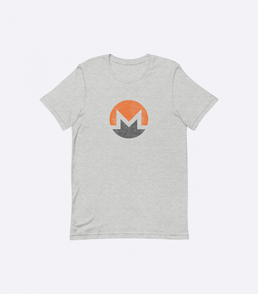 Monero Distressed - Men's T-Shirt in 6 colors
