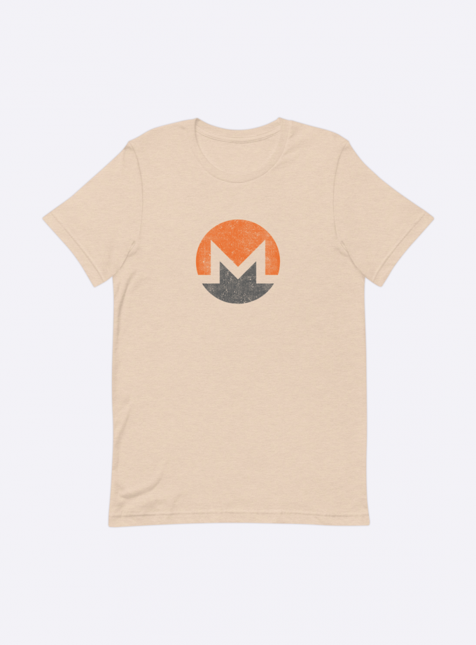 Monero Distressed - Men's T-Shirt in 6 colors