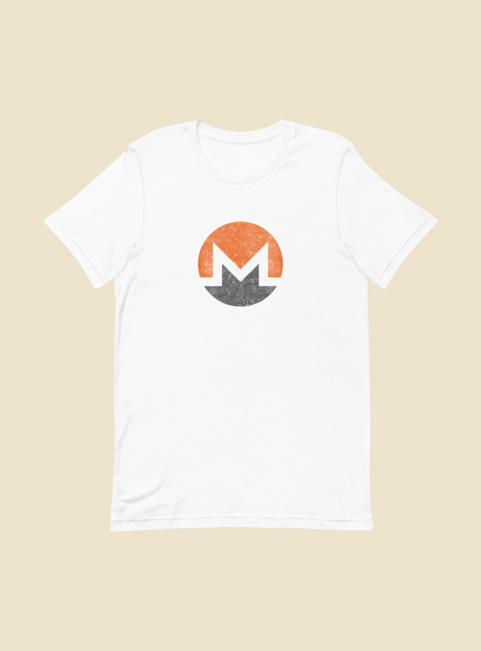 Monero Distressed - Men's T-Shirt in 6 colors