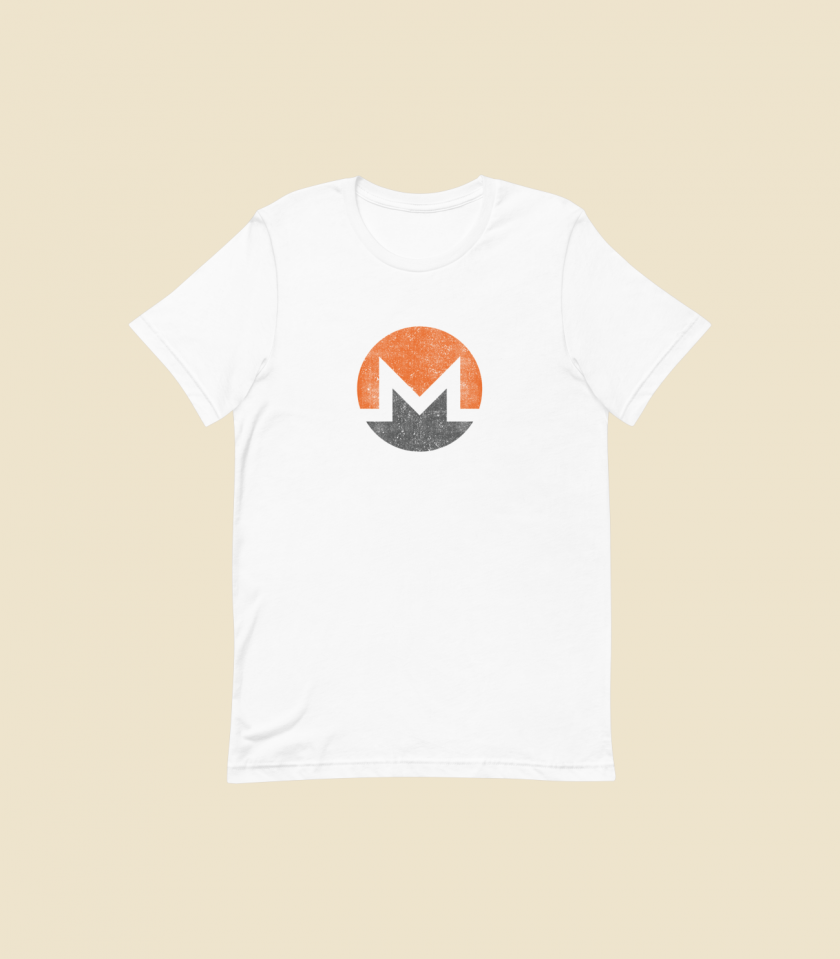 Monero Distressed - Men's T-Shirt in 6 colors - Image 5