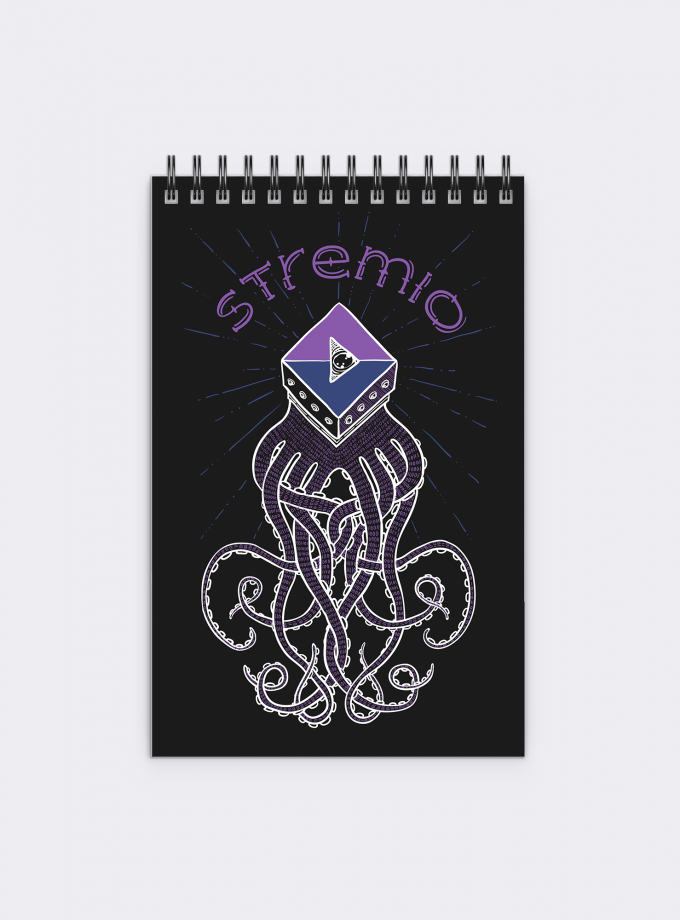 Stremio Notepad, Plain/Dotted Paper, 60 Pages
