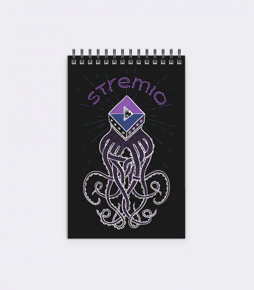 Stremio Notepad, Plain/Dotted Paper, 60 Pages