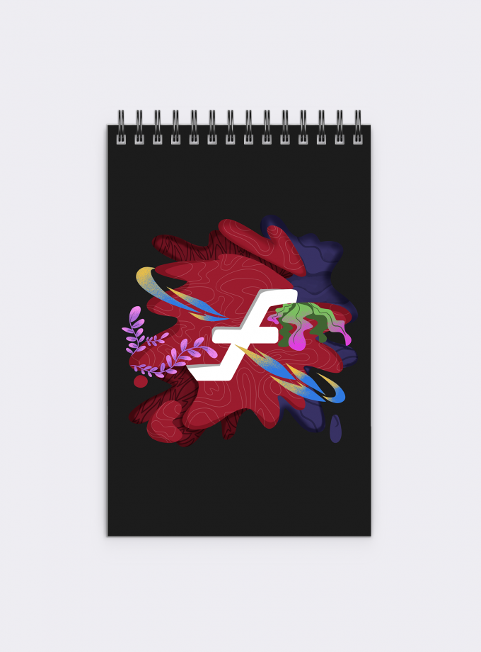 Firo Notepad, Plain/Dotted Paper, 60 Pages