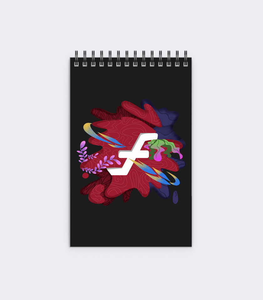 Firo Notepad, Plain/Dotted Paper, 60 Pages
