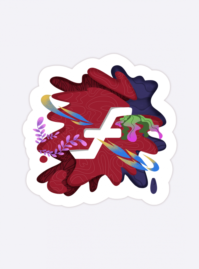 Firo Splash Sticker - 3 inch