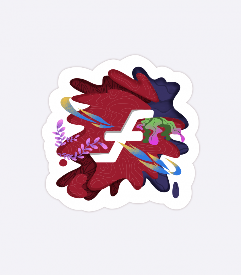 Firo Splash Sticker - 3 inch