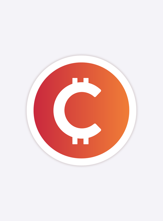 Cryptocurrency Symbol Sticker - 2 inch