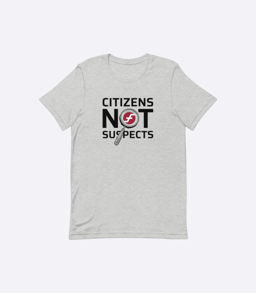 Citizens Not Suspects - Men's T-Shirt in 5 colors - Image 2