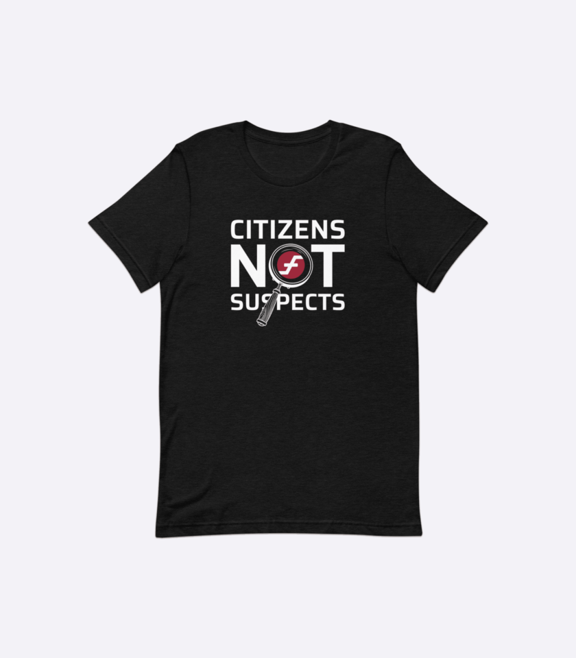 Citizens Not Suspects - Men's T-Shirt in 5 colors - Image 3
